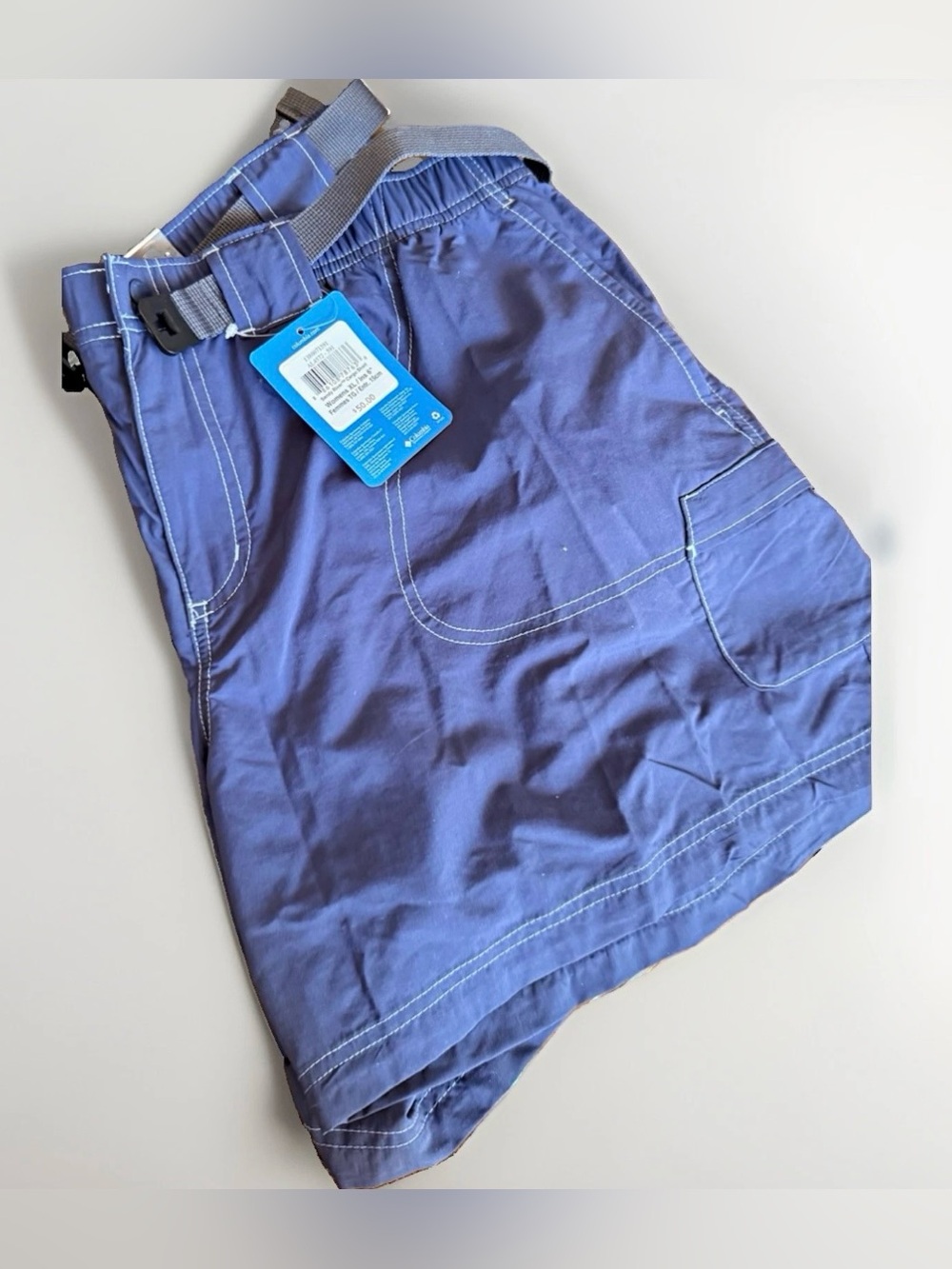 NEW Columbia women's Blue Cargo Shorts